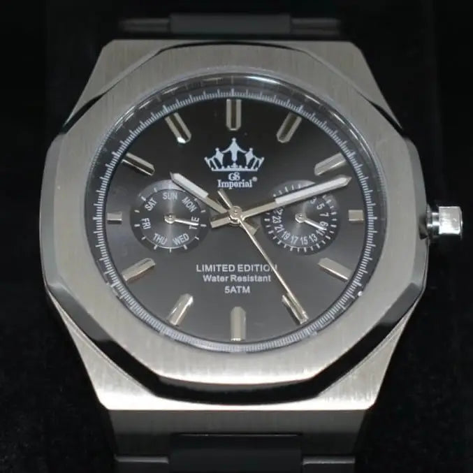 Stainless Steel Chronograph Men's Watch with Sapphire Crystal