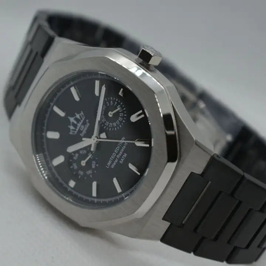 Stainless Steel Chronograph Men's Watch with Sapphire Crystal